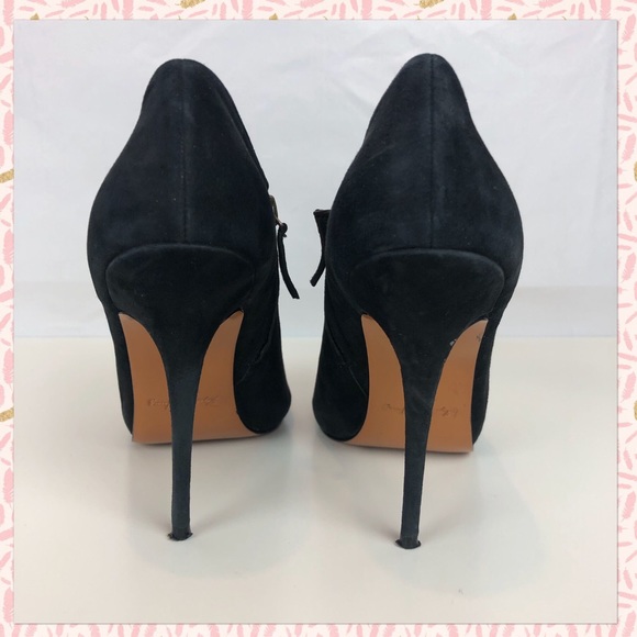 Elizabeth & James Zipper Accent Suede Booties - Picture 4 of 7